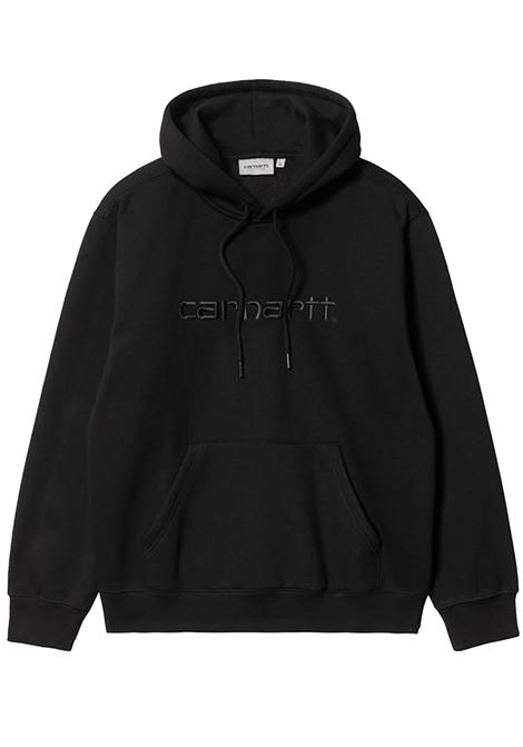 hooded carhartt sweatshirt man black CARHARTT WIP | I03054700E.XX